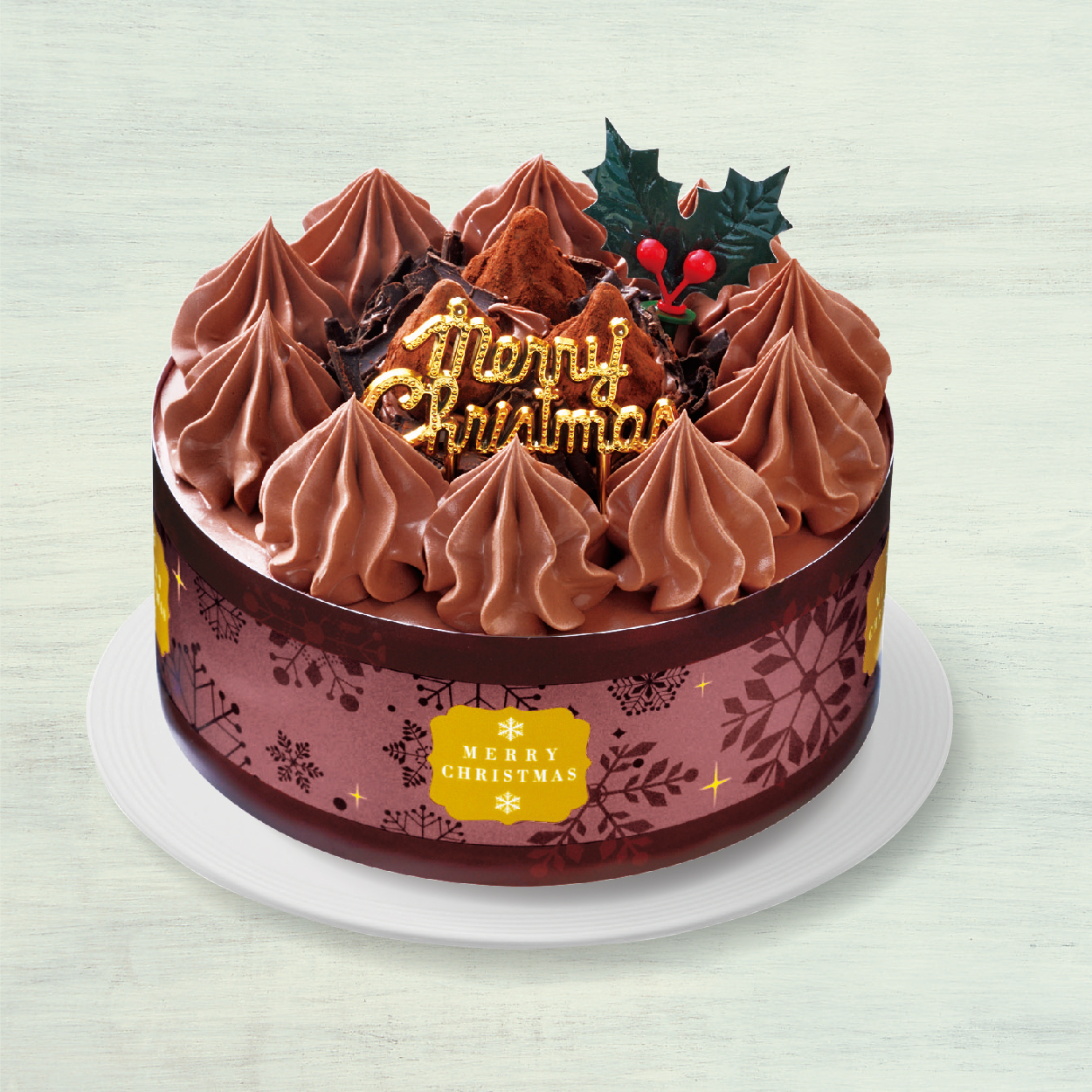 【クリスマス】ヤマザキ　クリスマス　糖質を抑えたチョコケーキ４号　【A1035】 商品サムネイル